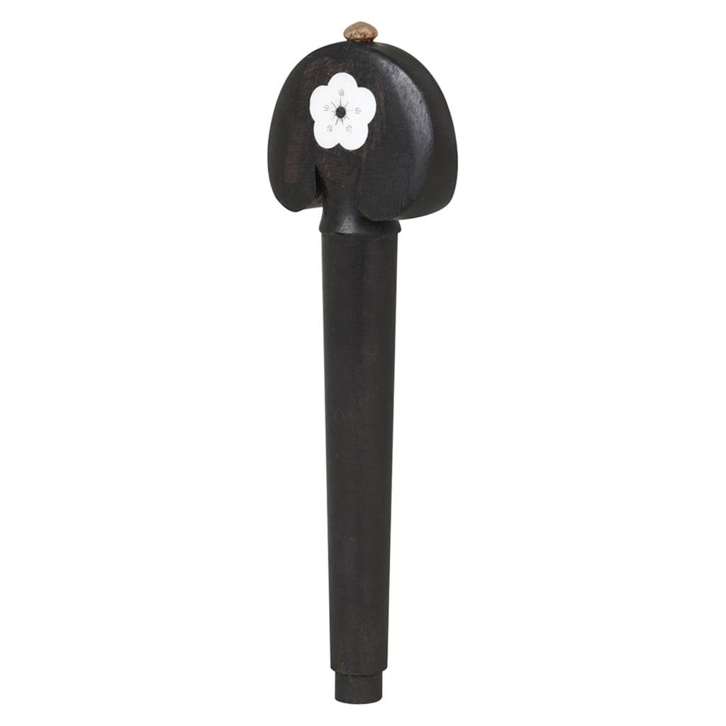 BQBQERT 4Pcs Cello Machine Head Ebony Wood Cello Tuning Pegs Cello Shaft Handle Tuners Musical Instruments Accessories