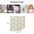 thumbnail image 5 of Easter Cloth Napkins, Spring Floral Daisy Flowers Butterflies Watercolor Washable and Reusable Dinner Napkins Set of 2, Table Napkin for Kitchen Party Birthday Wedding Hotel Housewarming 20"x20", 5 of 9