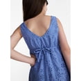 thumbnail image 4 of Weekend Academy Girls Sleeveless Eyelet Dress, Sizes 4-18, 4 of 5