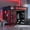 Red, variant on MODERNLUXE Full Size Wood Loft Bed with RGB Lights & Desk,Gaming Loft Bed with Open Wardrobe and Guardrails for Boys Girls,Red