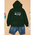 thumbnail image 3 of Buon Ferragosto Seafood Doodles Hoodie Juniors -Image by Shutterstock,  Medium, 3 of 4