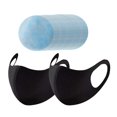 thumbnail image 2 of reemplazo de almohadillas desechables,Almohadilla de repuesto para mascarilla,Rectángulo redondo Almohadilla de máscara universal,almohadillas de reemplazo de 50 piezas y máscara de 2 piezas, 2 of 9