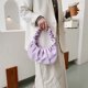 thumbnail image 3 of Versátil plisado PU cuero bolsos mujer moda bolso de hombro (púrpura) Likrtyny Para estrenar, 3 of 9