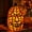 D, variant on Halloween USB Powered Stained Glass Pumpkin Jack-O'-Lantern, Vintage Resin Carved  Accent Light, Spooky Fall Home Decor & Tabletop Ornament for Party or Gifts (A)