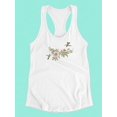thumbnail image 3 of Flowers And Hummingbirds Design  Tank Women -Image by Shutterstock, Female x-Small, 3 of 4