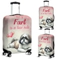 thumbnail image 2 of Every Fart is Love Note Shih Tzu Guilty Face Happy Valentine's Travel Luggage Cover Lion Dog Lover Gifts Suitcase Dust Protective Decor - 01016, 2 of 5