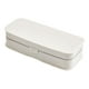 thumbnail image 1 of Caja organizadora de almacenamiento para kit de costura portátil para el hogar, bolsa contenedora para manualidades con 2 Blanco, 1 of 7