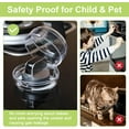 thumbnail image 6 of Stove Knob Covers for Child Safety 5PCS Child & Pet Proof Oven Knob Covers with Double-Sided Adhesive Heat-Resistant Gas Knob Covers (Clear View), 6 of 7