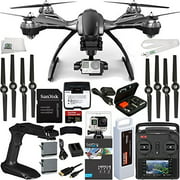 YUNEEC Typhoon G Quadcopter with GB20 Gimbal for GoPro (RTF) & Manufacturer Accessories + GoPro HERO4 Black + SanDisk Extreme PRO 32GB microSDHC Memory Card + 2 GoPro HERO4 Batteries + MORE