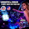 thumbnail image 4 of Luces LED inalámbricas para auto Hemei9319, 8 colores, control remoto, 4 of 8