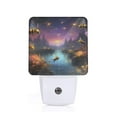 thumbnail image 1 of Fotbe Magical Bees Twilight River Luz Nocturna LED, Luz de Noche con Sensor de Luz Natural de Anochecer a Amanecer, Se Enchufa a la Pared, Blanco Cálido 0.5W-EU, 1 of 7