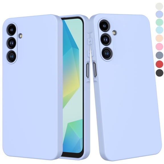 Galaxy A16 5G Case, Takfox Samsung Galaxy A16 5G 6.7" Basic Case [Frosted] Shockproof Case Liquid Silicone Gel Rubber Soft TPU Anti-slip Bumper Thin Matte Slim Phone Case Covers,Purple