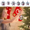 thumbnail image 3 of Family Photo Xmas Tree Hanging Ornament Decoration Personalised Bauble Gift W4K7, 3 of 9
