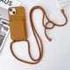 thumbnail image 3 of Funda de teléfono con correa de cordón cruzado, carcasa de silicona líquida para iPhone 15, 14, 13, 12, 11 Pro Max, SE, X, XR, XS Max, 7, 8 Plus, 3 of 5