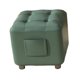 thumbnail image 5 of Reposapiés pequeño, otomano, taburete estable para cambiar zapatos, reposapiés, reposapiés para sala de estar, sala de juegos, dormitorio, interior Verde, 5 of 8