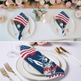 thumbnail image 3 of 250th Anniversary Cloth Napkins, Independence Day 1776-2026 USA Flag Washable and Reusable Dinner Napkins Set of 2, Table Napkin for Kitchen Party Birthday Wedding Hotel Housewarming 20"x20", 3 of 9