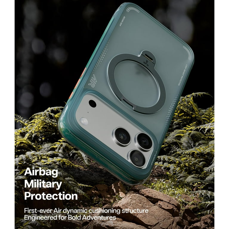 TORRAS Flagship Q3 Air for iPhone 17 Pro Max Case,Visible Airbag