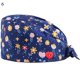 thumbnail image 1 of Gorro de enfermera de algodón con estampado de dibujos animados para hombres y mujeres, gorro de dentista absorbente del sudor, gorros de cuidado de salón de belleza, regalos de navidad, 1 of 4