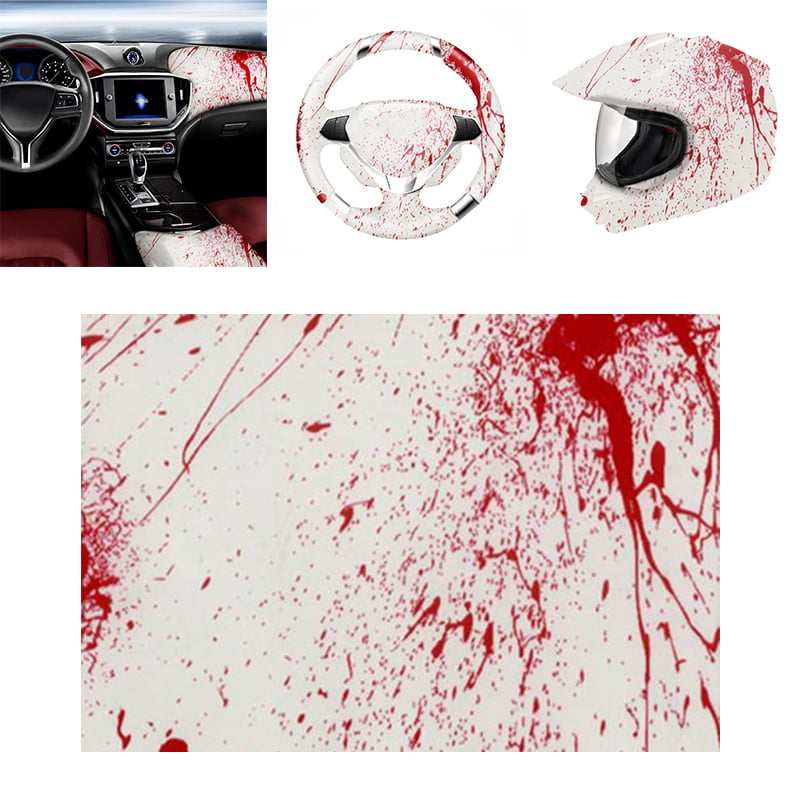 ROLLED BLOOD SPLAT Hydrographics Film Hydro Dipping Graphic Dip Transfer Water 