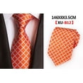 thumbnail image 2 of XYCCA Cravate Classique Jacquard à Rayures pour Hommes Cravate de Soirée Formelle, 2 of 2