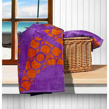 30x60 Beach Towel, Monterey Purple Starf