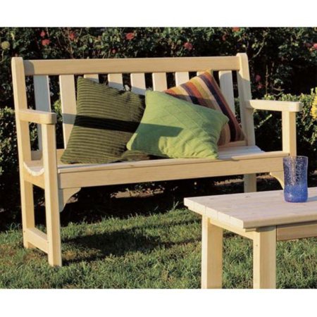 UPC 779711005061 product image for Cedar Outdoor Bench with Arms - Settee | upcitemdb.com