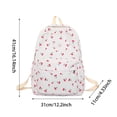 thumbnail image 2 of CUZIBR Large Capacity Cute School Backpack For Girls Students Cherry Print Backpack Versatile Durable Lightweight Casual Daypack Travel Rucksack Work Commute Bookbag, 2 of 3