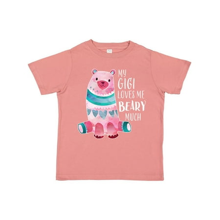 

Inktastic My Gigi Loves Me Beary Much with Cute Bear Gift Toddler Boy or Toddler Girl T-Shirt