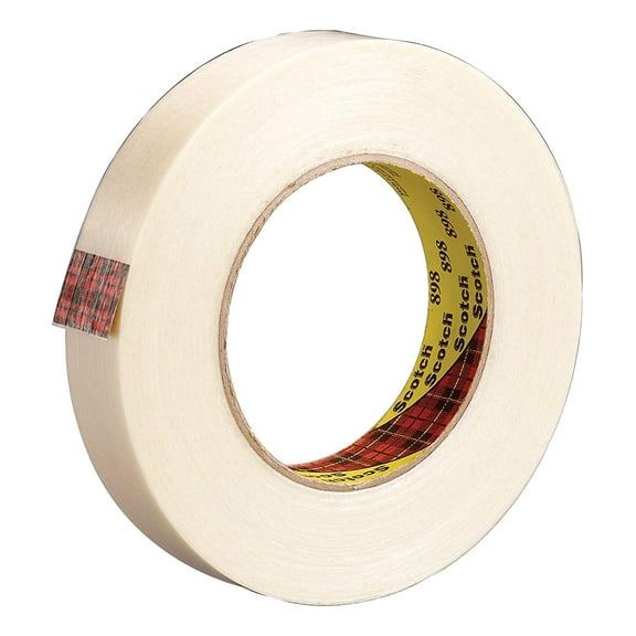 Scotch Filament Tape 898 Clear, 18 mm x 55 m, Conveniently Packaged (Pack of 2)