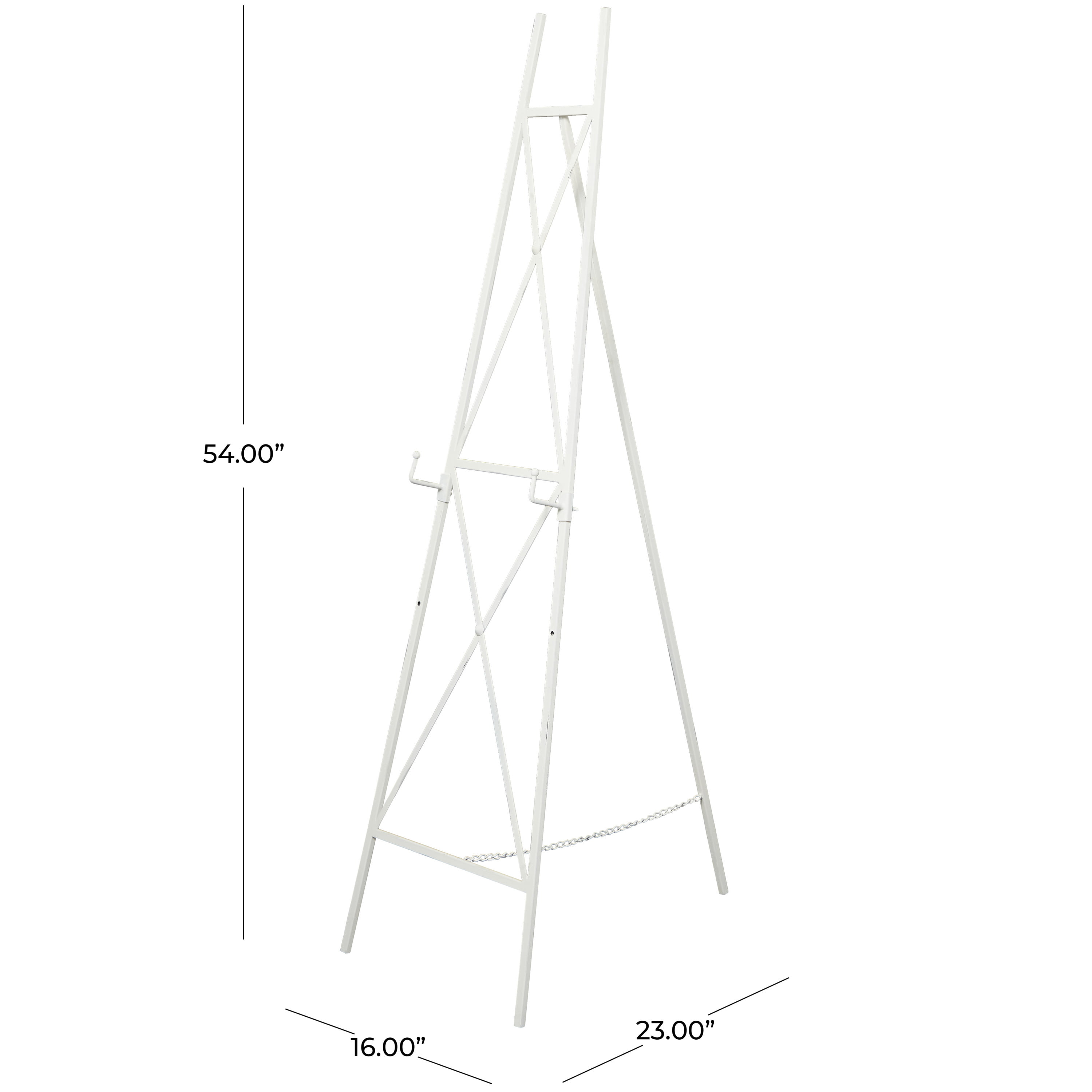 Easy Storage Art Easel with Clip Wedding Sign White Easel Stand