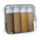 thumbnail image 2 of Juego de botellas de viaje de silicona de 4 piezas botella portátil sin BPA a prueba de fugas apretar, 2 of 6
