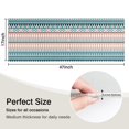 thumbnail image 5 of Pink and Blue Geometric Striped Pattern Kitchen Rug Mat,Kitchen Runner Rugs Non Skid Washable,Decorative Kitchen Floor Mats for Kitchen,Sink,Laundry,17"X47", 5 of 5