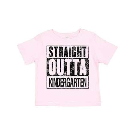 

Inktastic Straight Outta Kindergarten Gift Toddler Boy or Toddler Girl T-Shirt