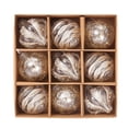 thumbnail image 1 of Advancent Adornos de árbol de Navidad duraderos, 9 piezas, para alegría navideña, añade ambiente festivo Kits de decoración para fiestas Champán, 1 of 6