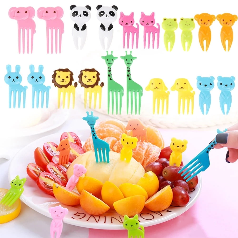  152PCS Food Picks For Kids, SEANSDA Fun Kids Food Picks For  Picky Eaters, Cute Animal Fruit Toothpicks, Reusable Toddler Food Pick, Kids  Lunch Accessories For Bento Box