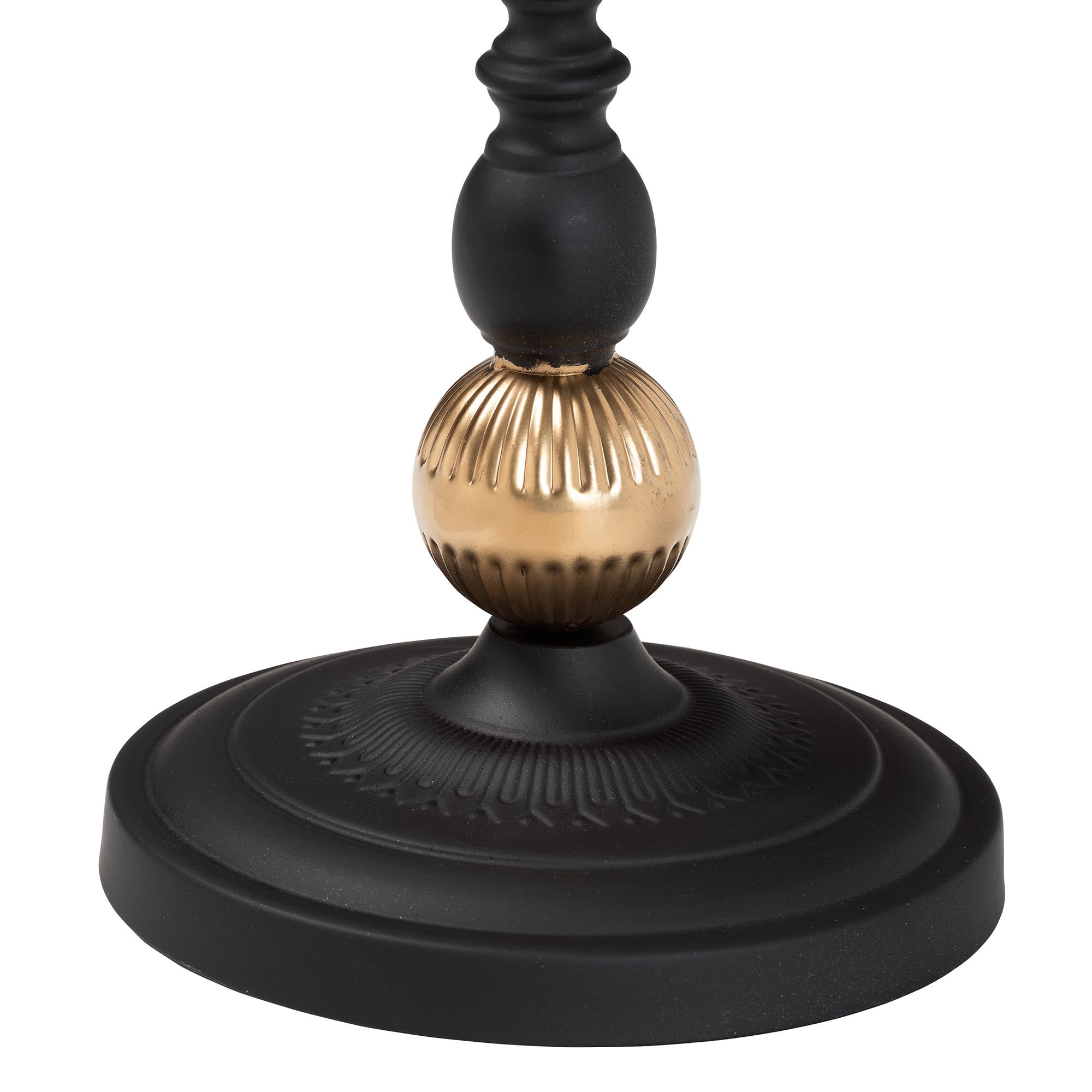 Baxton Studio Javion Modern Accent Table, 12"W, Black