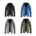 thumbnail image 4 of fastboy Stay Warm And Stylish In Cold Weather Hooded Puffer Jacket Warm Hooded Thick Puffer Jackets green 5XL, 4 of 6