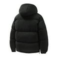 thumbnail image 4 of hlysgo Mens Winter Puffer Jackets with Hood Warm Zip up Quilted Puffy Coat Big Men's Winter Coat Thicken Thermal Going Out Jacket Black M, 4 of 4