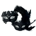 thumbnail image 2 of Couple Masquerade Masks Men Women Venetian Halloween Mardi Gras Cosplay Costume Ball Wedding Graduation Party Mask, 2 of 2
