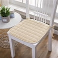 thumbnail image 2 of Clearance! FNGZ Cushion Super Soft and Comfortable Plush Chair Cushion with Fixed Rope Non Slip Winter Warm Seat Cushion Dining Suitable for Home Office Patio Dormitory Library Beige, 2 of 8