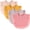Pink Set, variant on 4 PACK Solid Muslin Baby Drool Bibs Set for Unisex Boys Girls Cotton Adjustable Teething Feeding Drooling Bibs