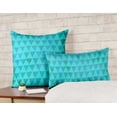 thumbnail image 2 of VargottamSquare Pillow Cover - Decorative Pillow Covers20x20 Inches,PrintedTeal BlueThemePillowcase, DecorativeSquareCushionCovers, 2 of 4
