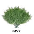 thumbnail image 3 of Cateissary 30 pack/lote DIY diversión con decoraciones para árboles de Navidad blancas ramitas de purpurina para artículos versátiles verde 30 Uds., 3 of 6