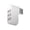 White, variant on 180 Degree Rotatable USB2.0 Hub Adapter for Laptop Notebook 3 Port USB Splitter Reader Computer