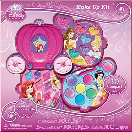 Disney Princess Makeup Kit Gift Set in Slide Out Case