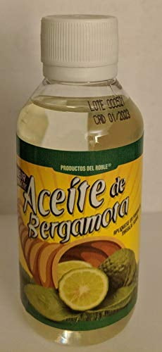 aceite de bergamota 100% natural bergamot oil 120 ml. helps the growth of beard and mustache
