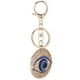 thumbnail image 2 of Llavero de buena suerte, llavero de mal de ojo, llavero de ojos azules duradero, colgante de bolsa, estética elegante Jadeshay A, 2 of 8