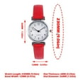 thumbnail image 5 of Ladies Wrist Watches Leather Strap Watch Quartz Analogue Case P9 Lot ), 5 of 9
