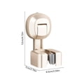thumbnail image 3 of Suction Cup Mop Holders No-Drill Wall-Mounted Mop Rack Heavy-Duty Bathroom Brooms Hook Bathroom Mop Mount, 3 of 6