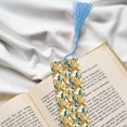 thumbnail image 6 of Kdxio Yellow Tulips Print Metal Tassel Bookmarks,Perfect Gift for Art Lovers and Bookworms Metal Bookmarks for Women, 6 of 8